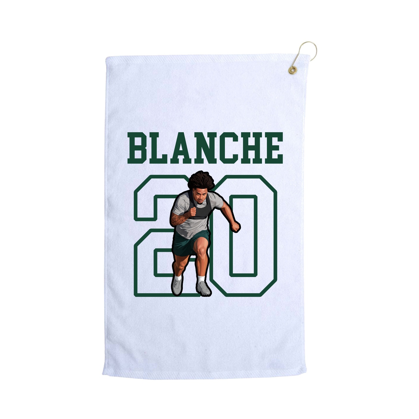 Golf Towel — Shirsey in White