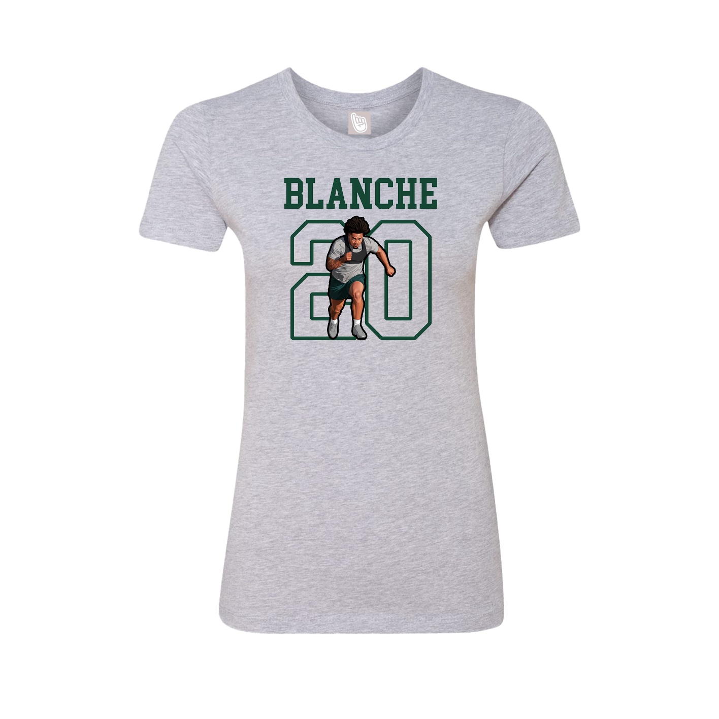 Fitted Women's Tee — Shirsey in Grey