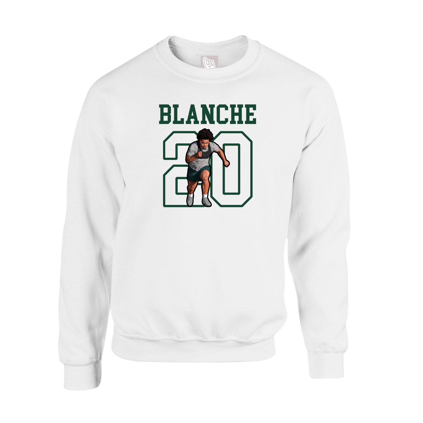 Fleece Crew — Shirsey in White