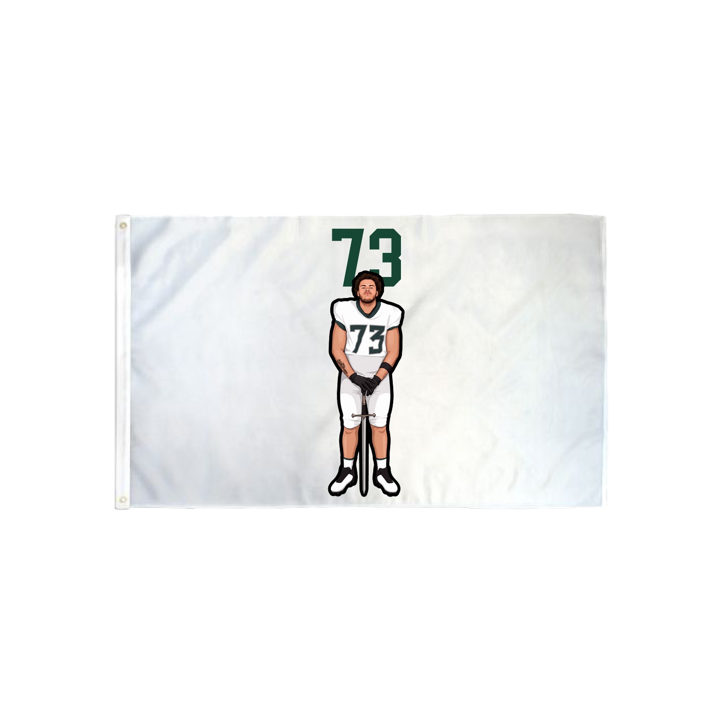 3x5 Flag — Number Top in Classic