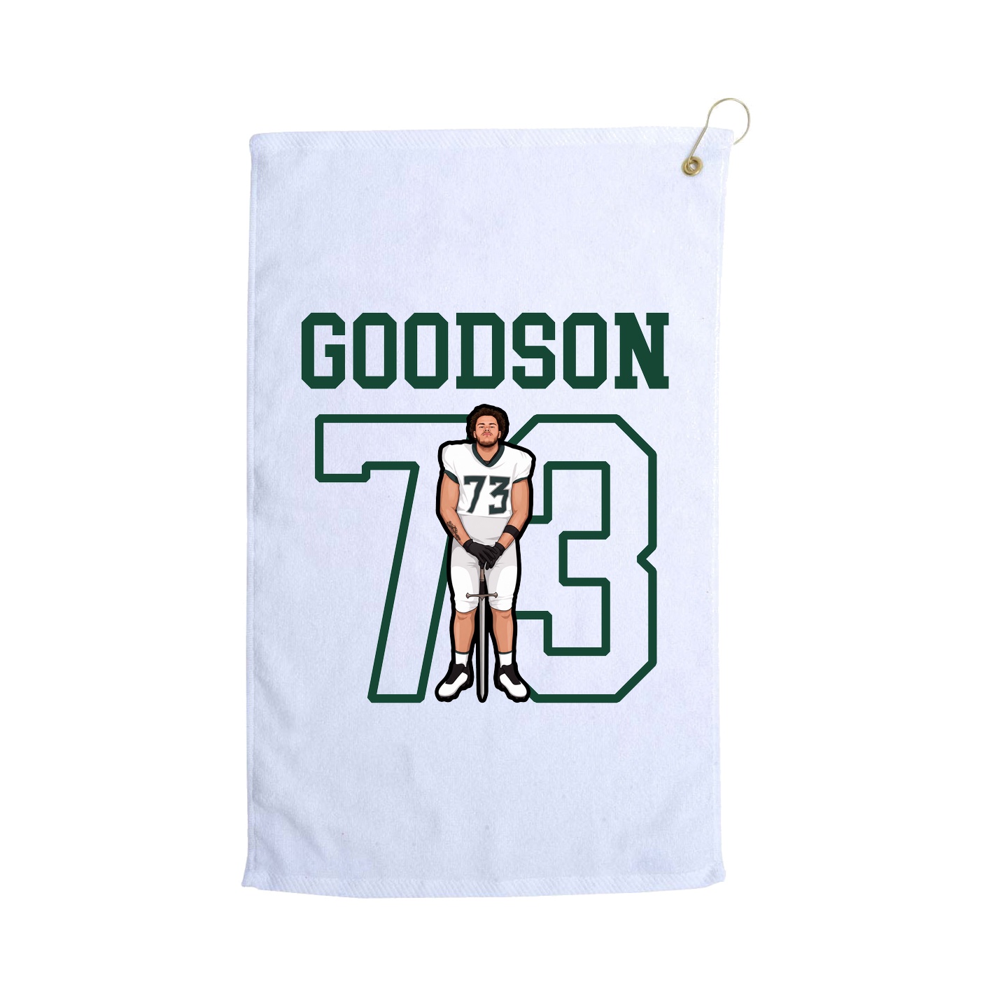 Golf Towel — Shirsey in White