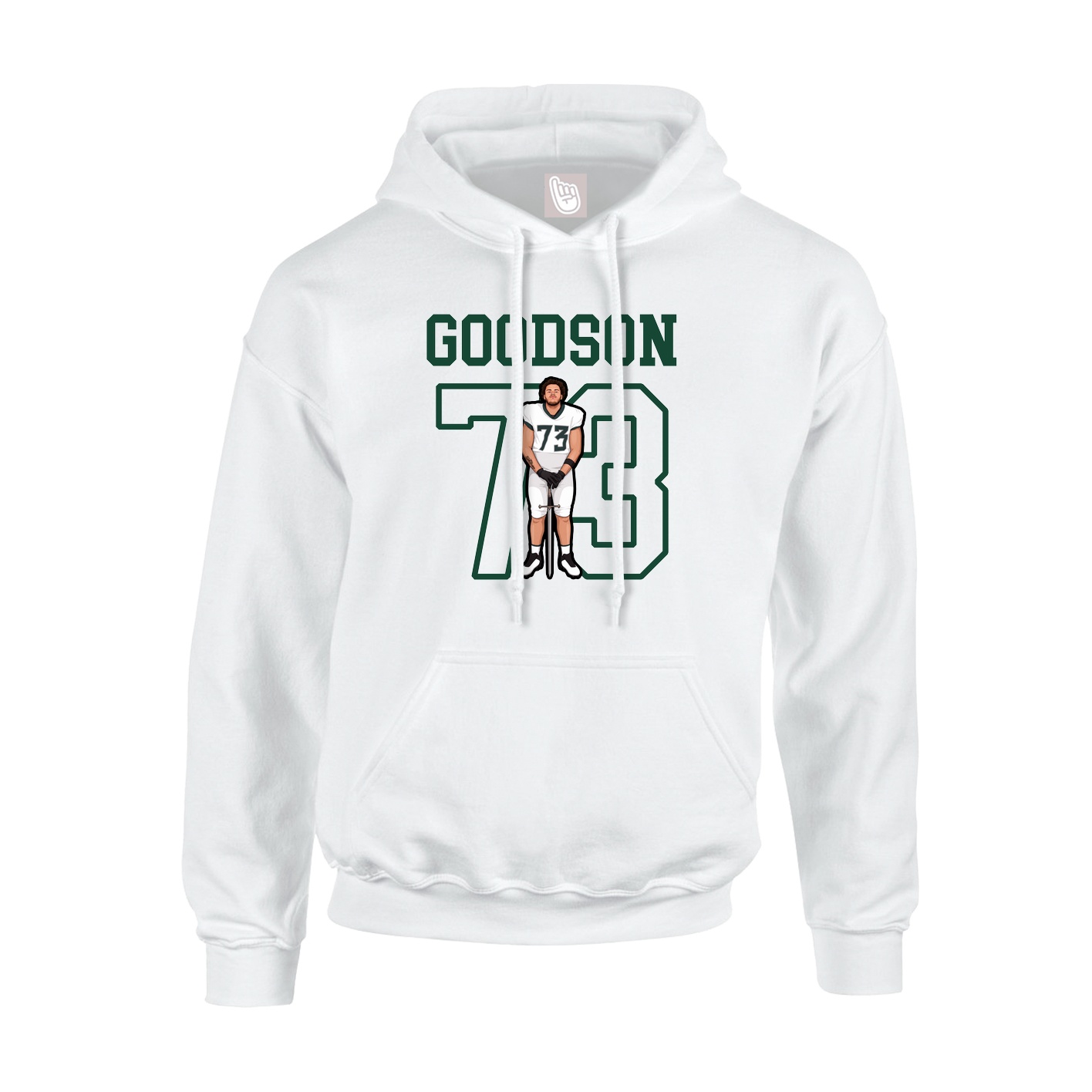 Youth Hoodie — Shirsey in White