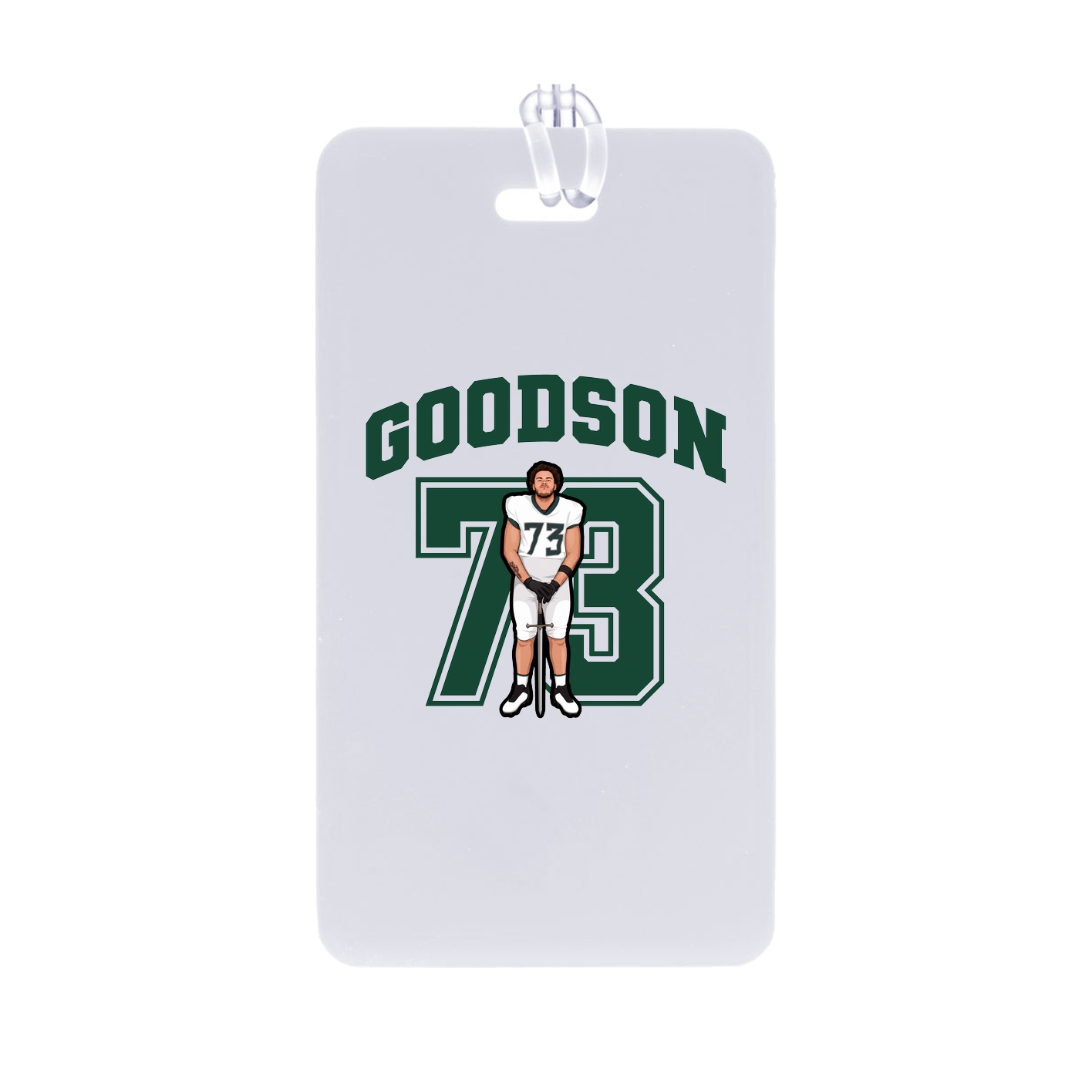 Bag Tag — Number in Classic