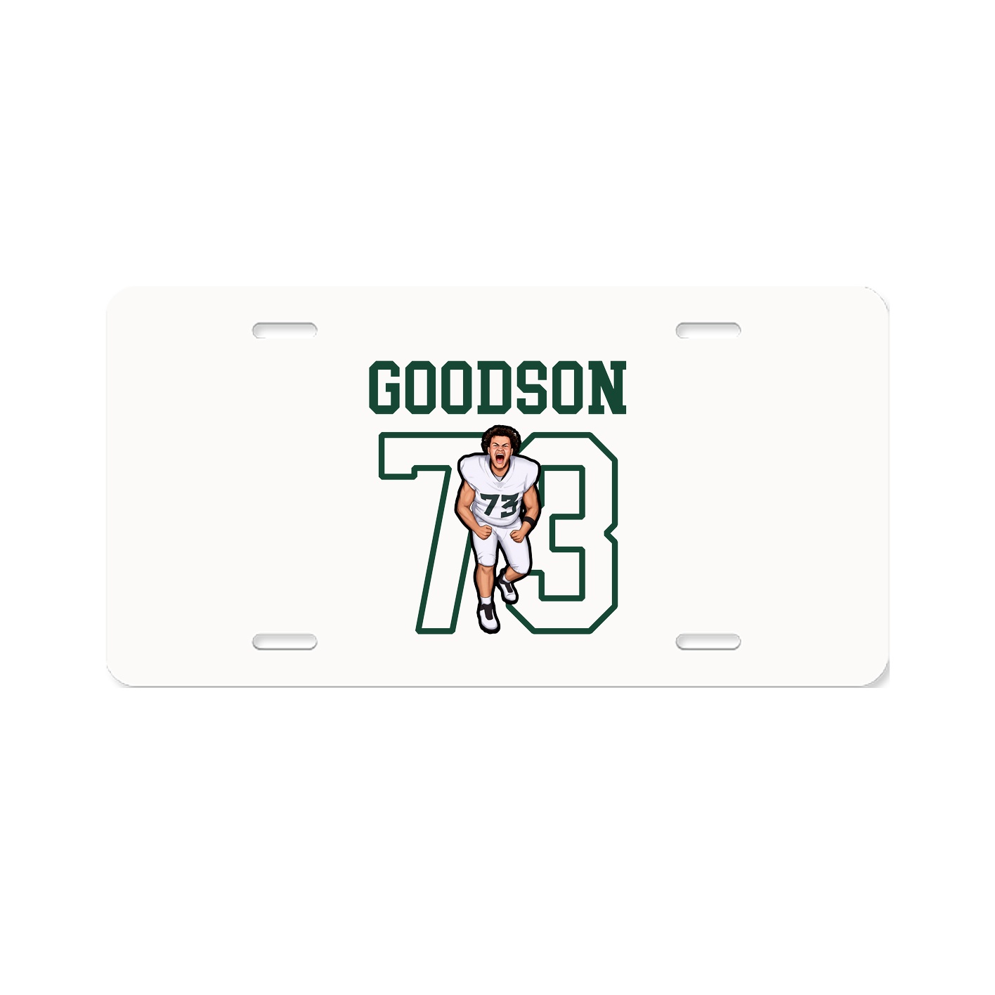 License Plate — Shirsey in Classic