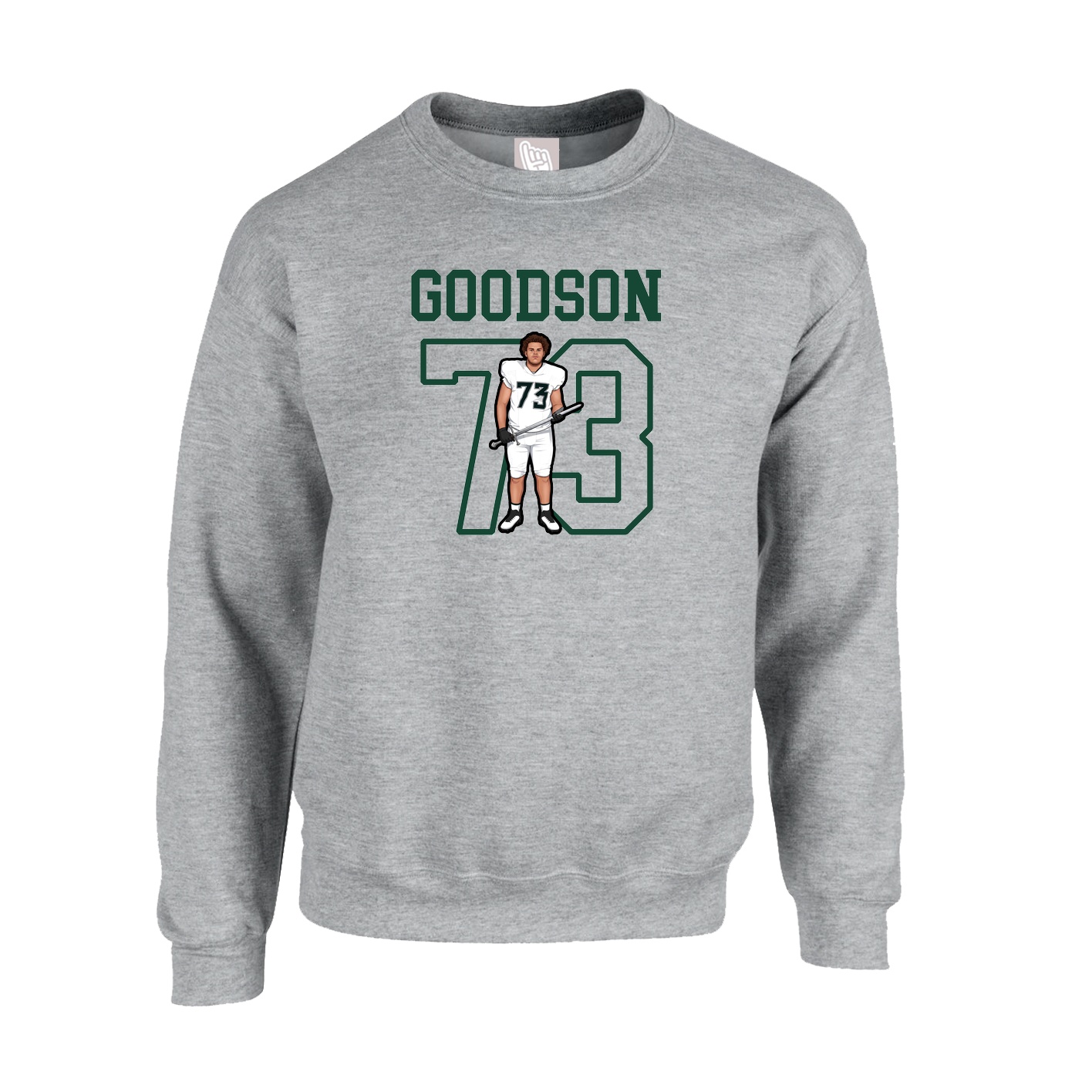 Fleece Crew — Shirsey in Grey