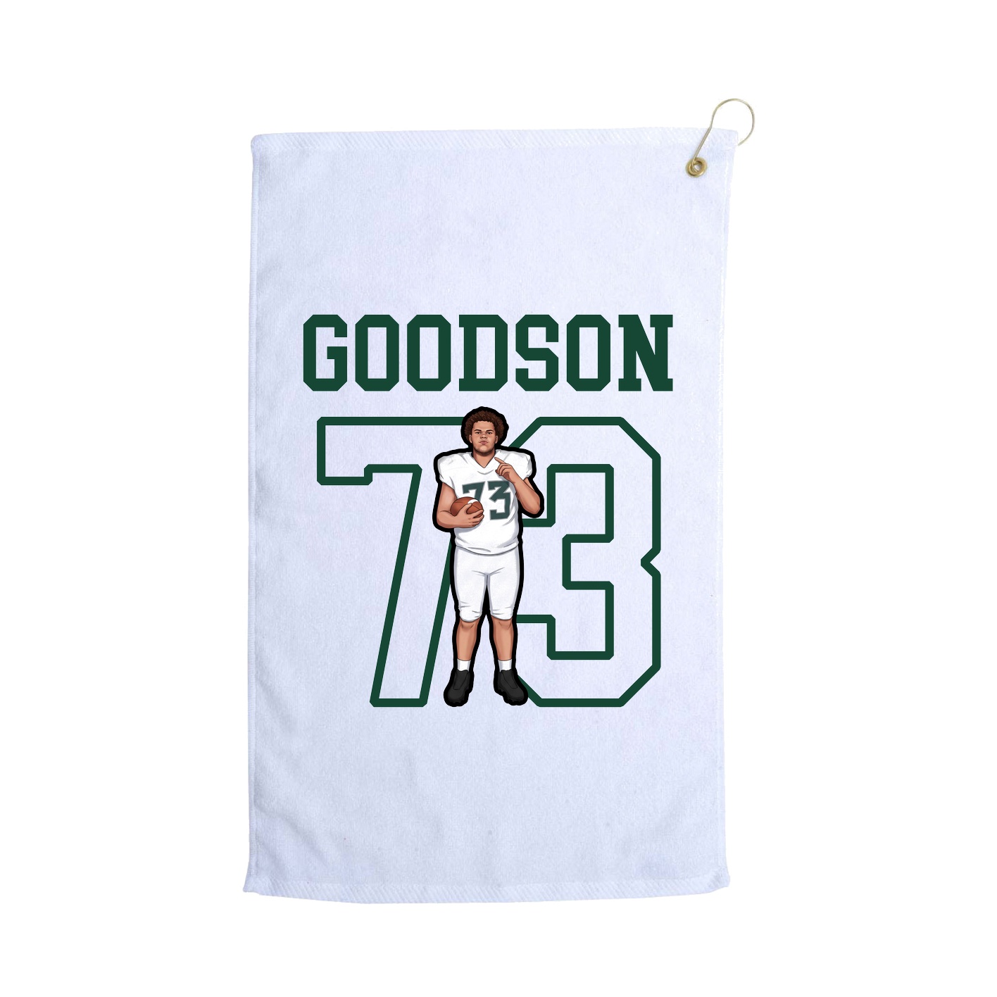 Golf Towel — Shirsey in White