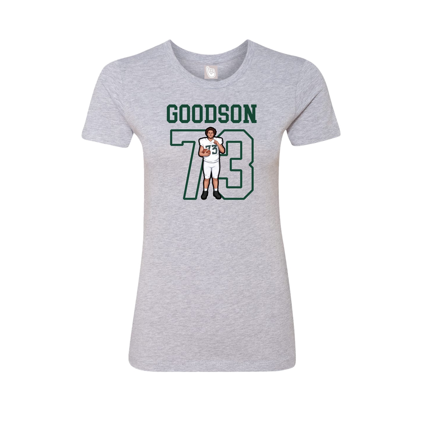 Fitted Women's Tee — Shirsey in Grey