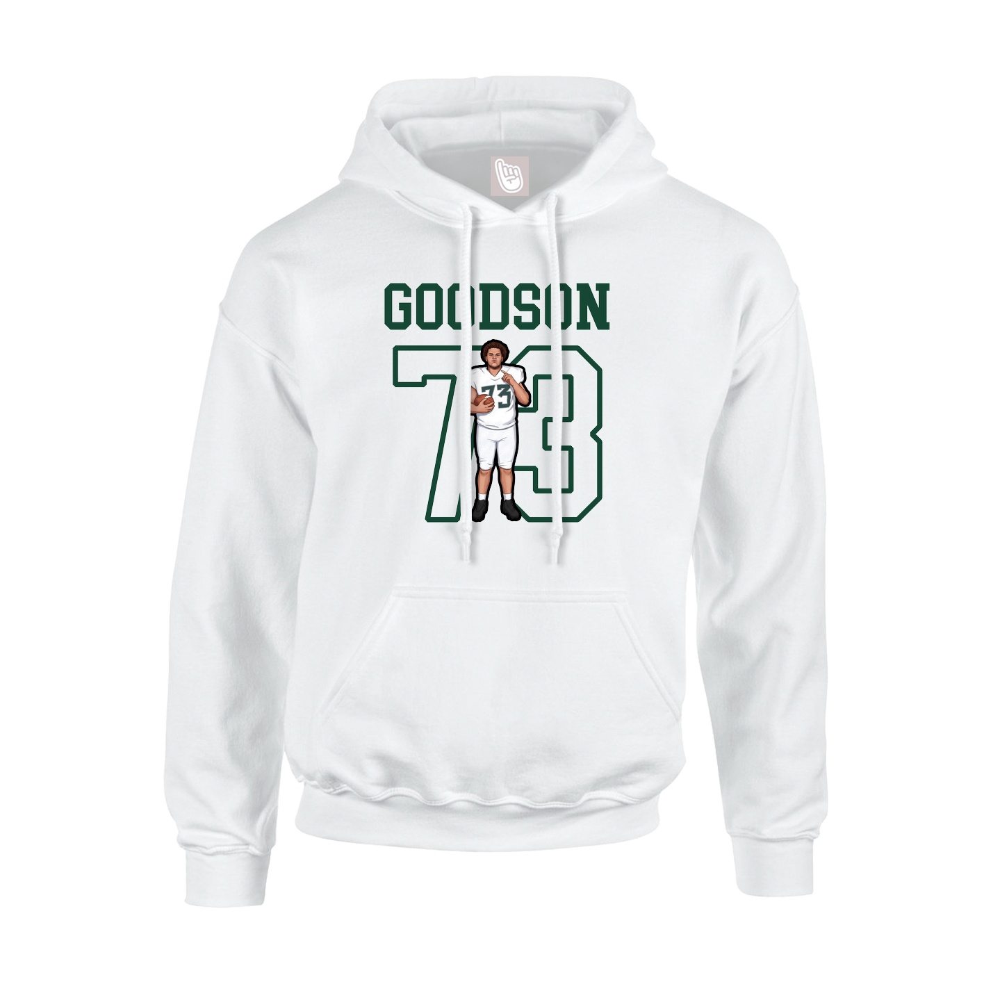 Youth Hoodie — Shirsey in White