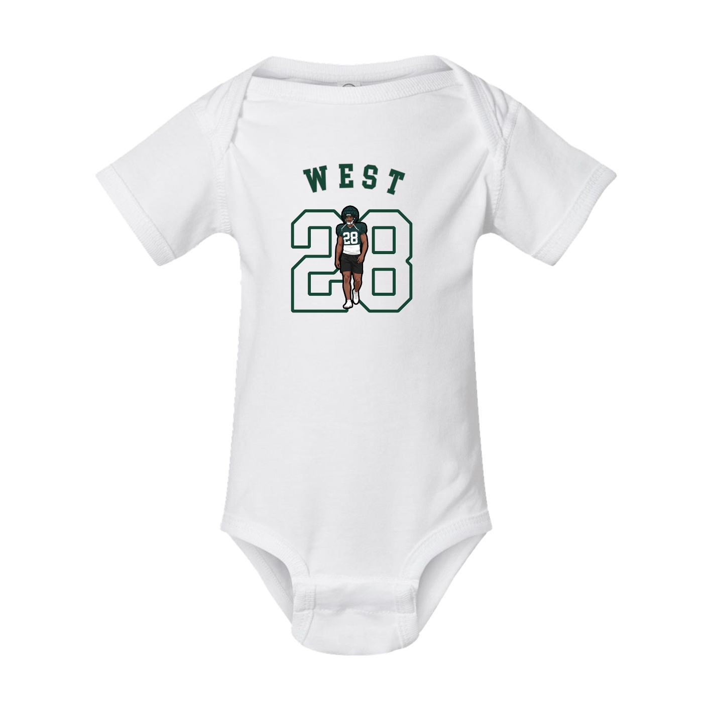 Baby Onesie — Shirsey Arch in White