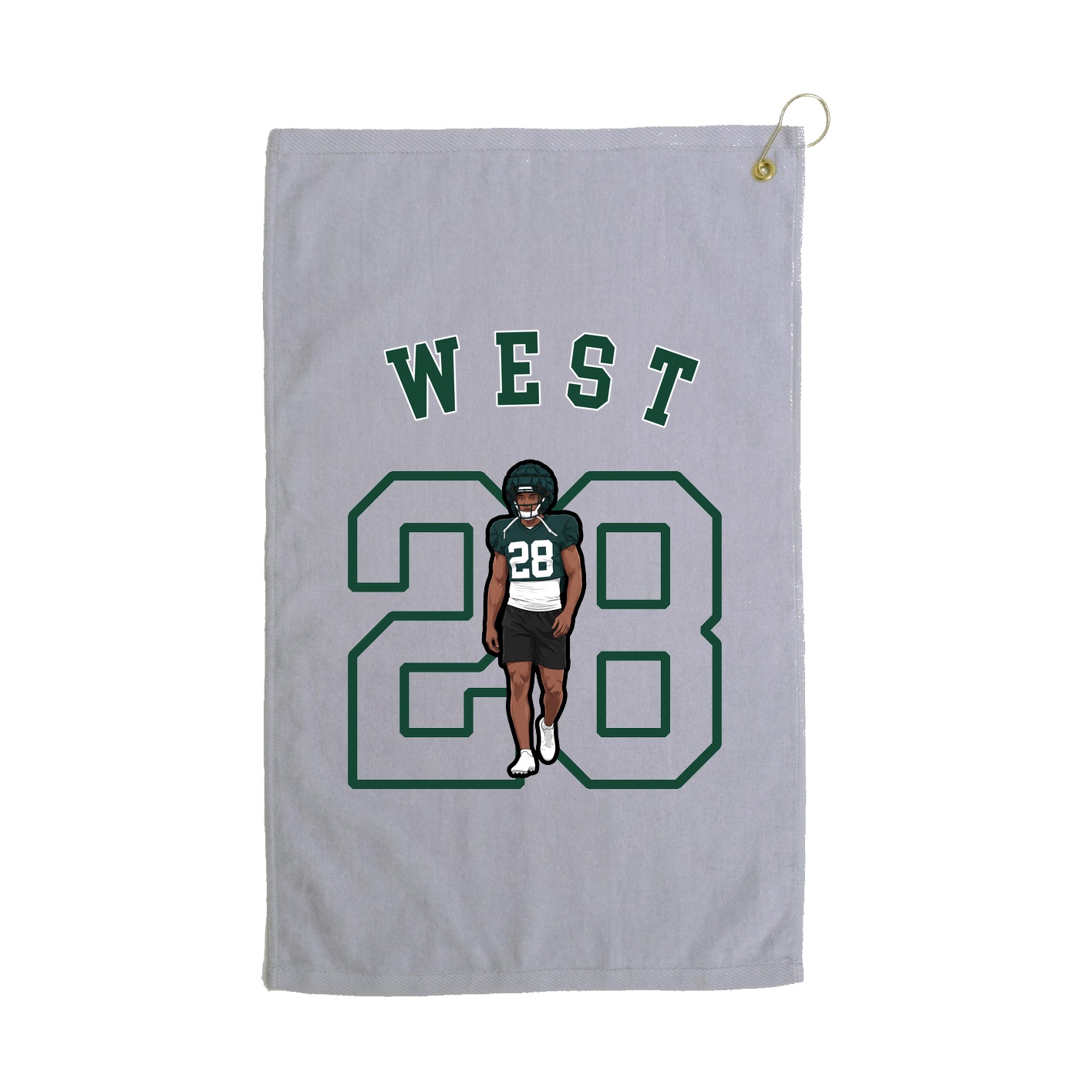 Golf Towel — Shirsey Arch in Grey