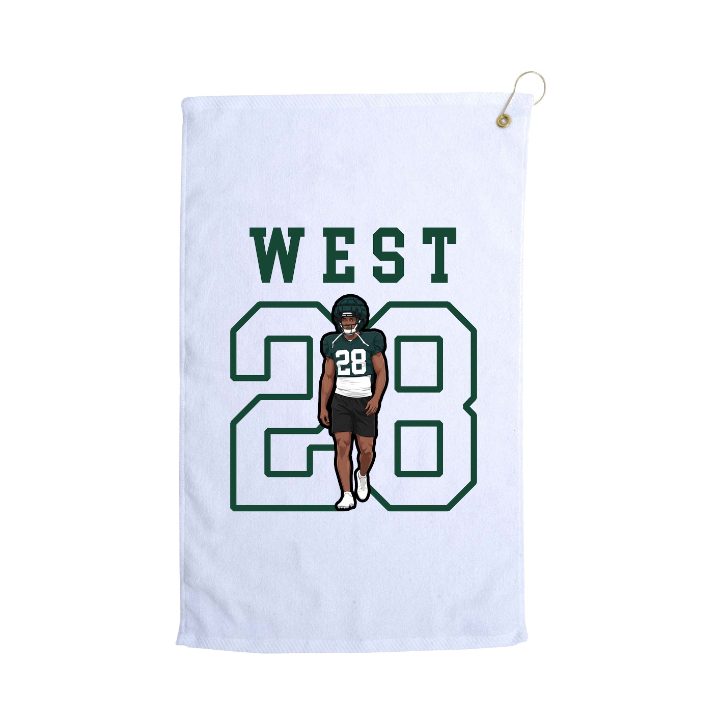 Golf Towel — Shirsey in White