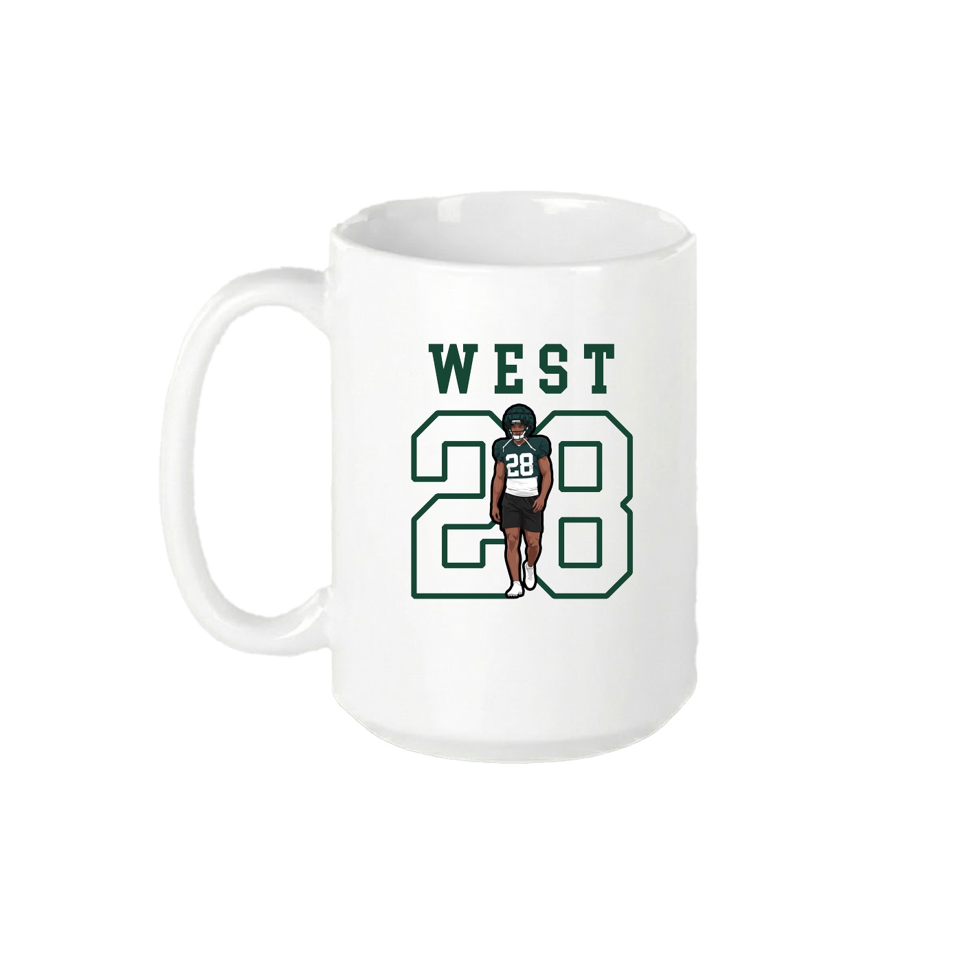 15oz Coffee Mug — Shirsey in White