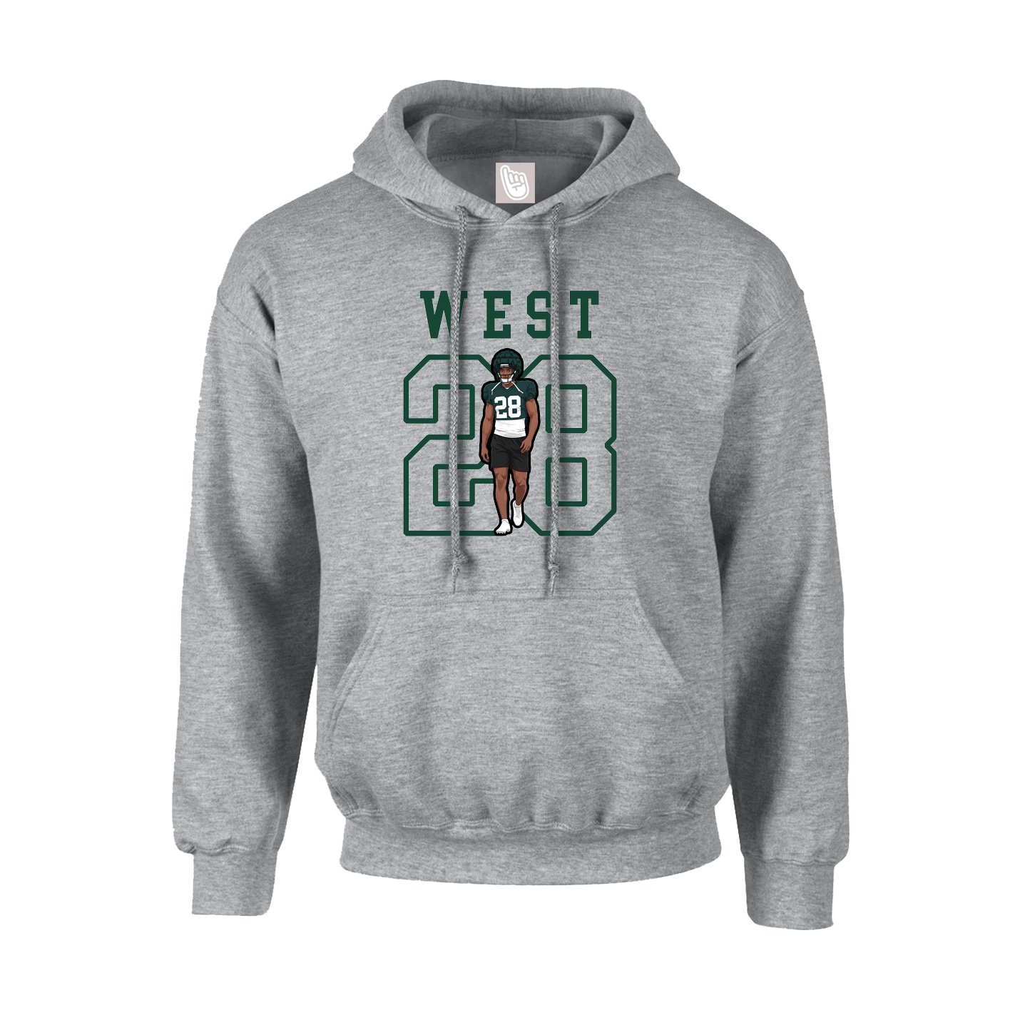 Hoodie — Shirsey in Grey