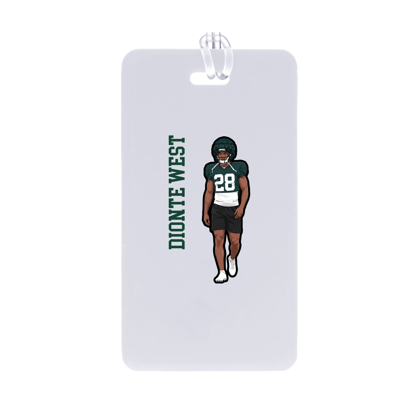 Bag Tag — Name Vertical in Classic