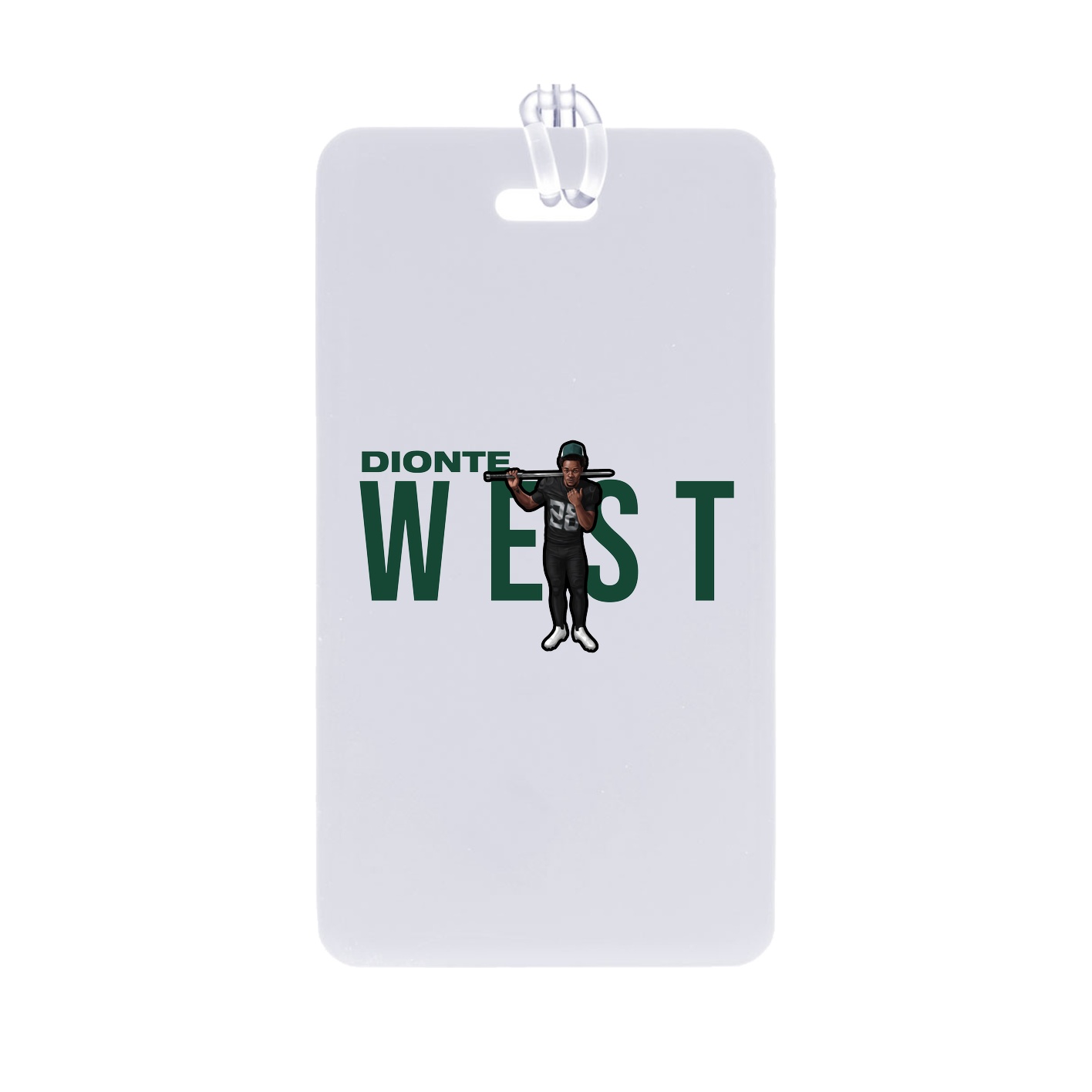 Bag Tag — Player Name in Classic