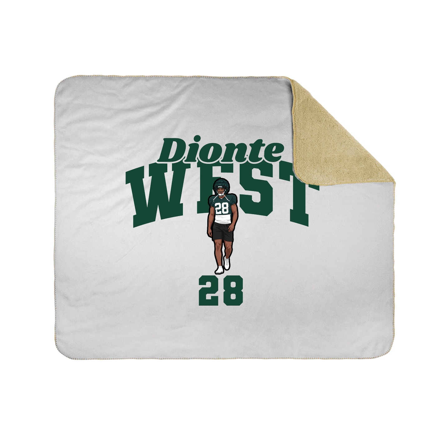 Throw Blanket — Signature Arch in White