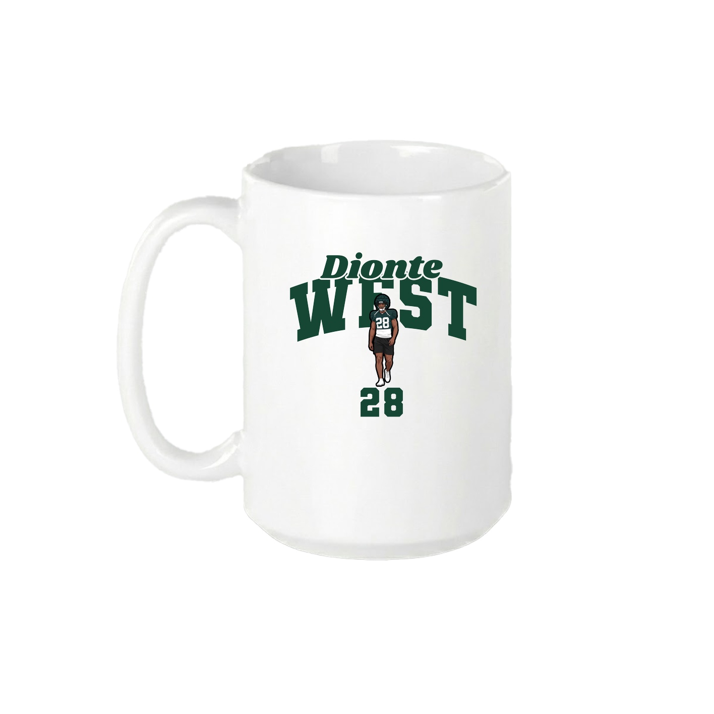 15oz Coffee Mug — Signature Arch in White