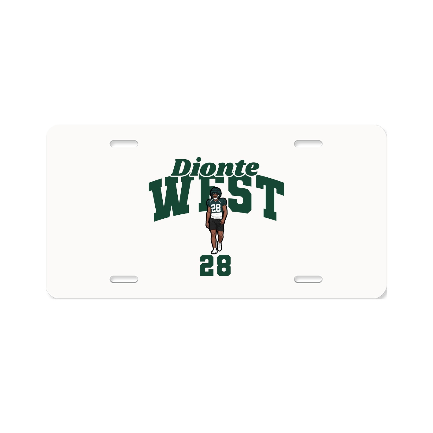 License Plate — Signature Arch in Classic