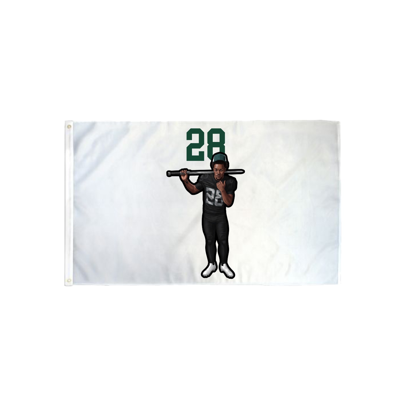 3x5 Flag — Number Top in Classic