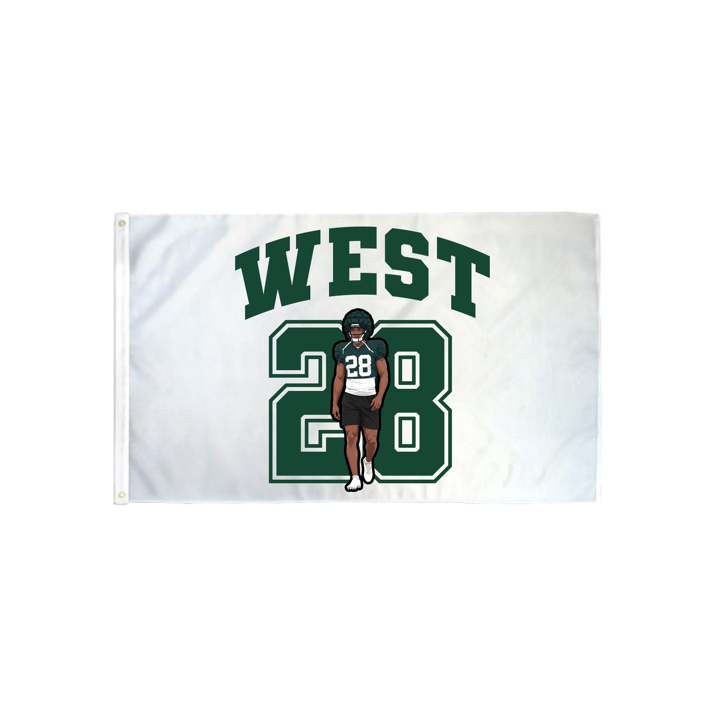 3x5 Flag — Number in Classic