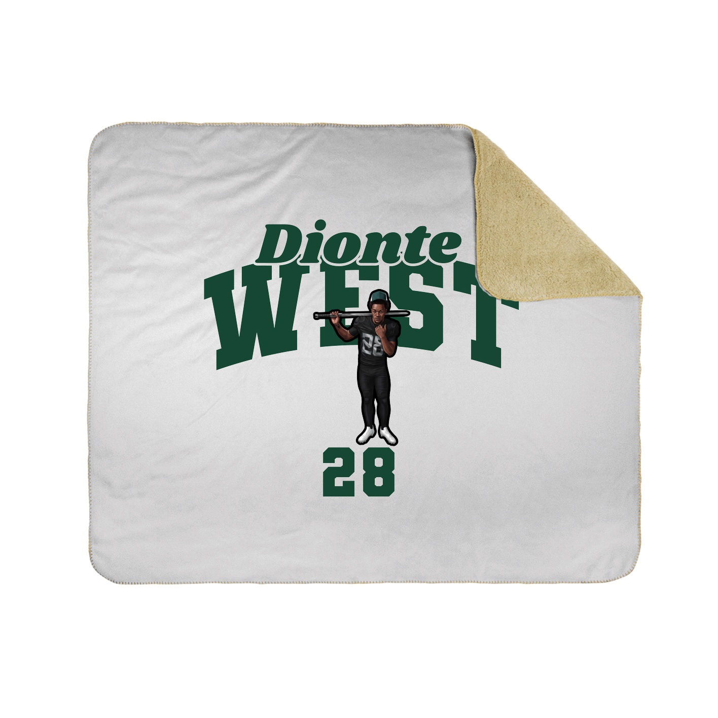 Throw Blanket — Signature Arch in White