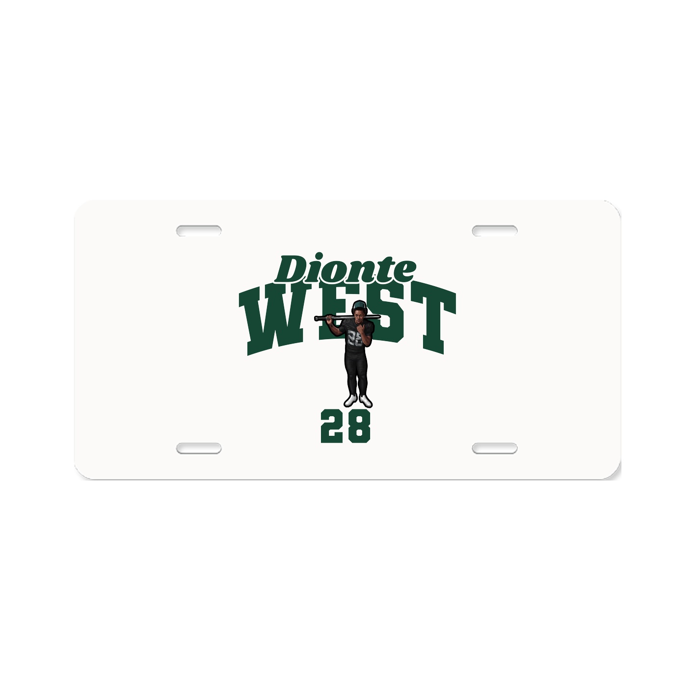 License Plate — Signature Arch in Classic
