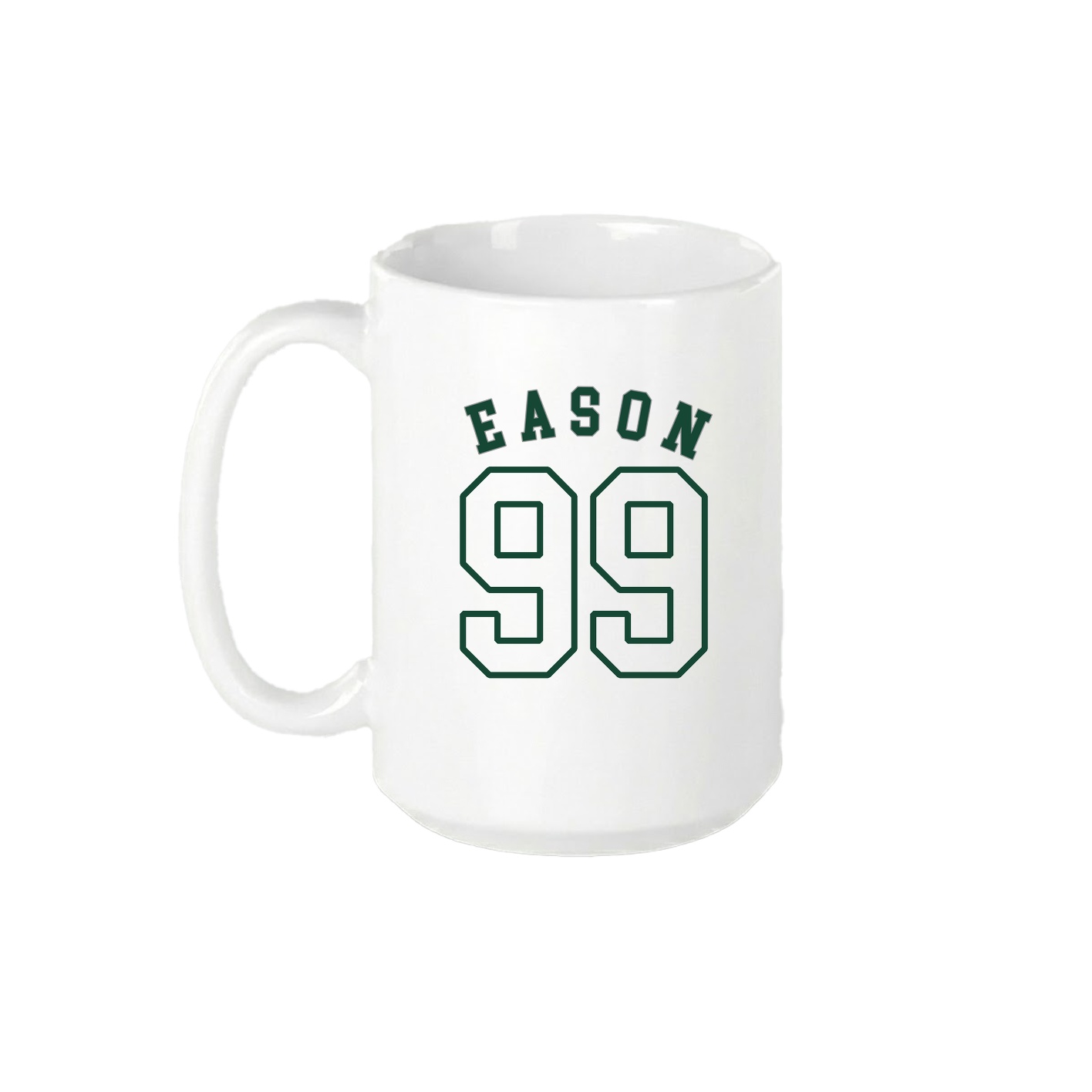 15oz Coffee Mug — Shirsey Arch in White