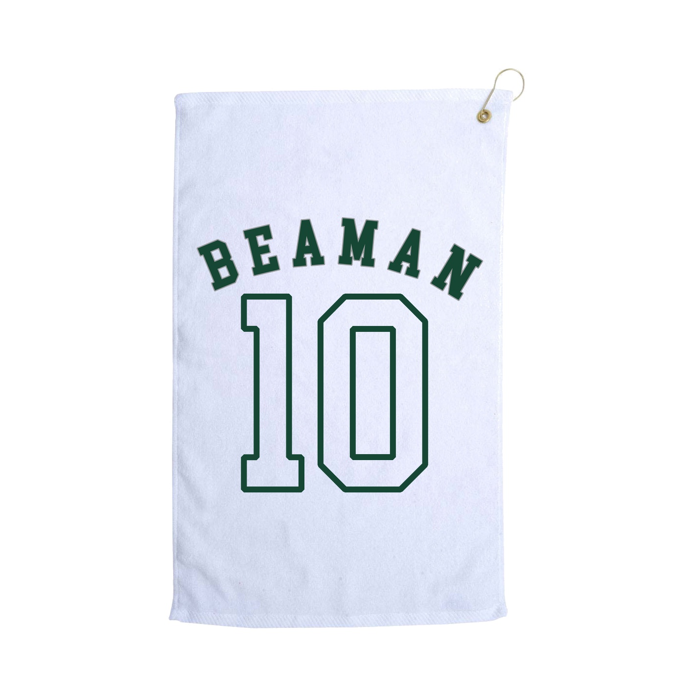 Golf Towel — Shirsey Arch in White