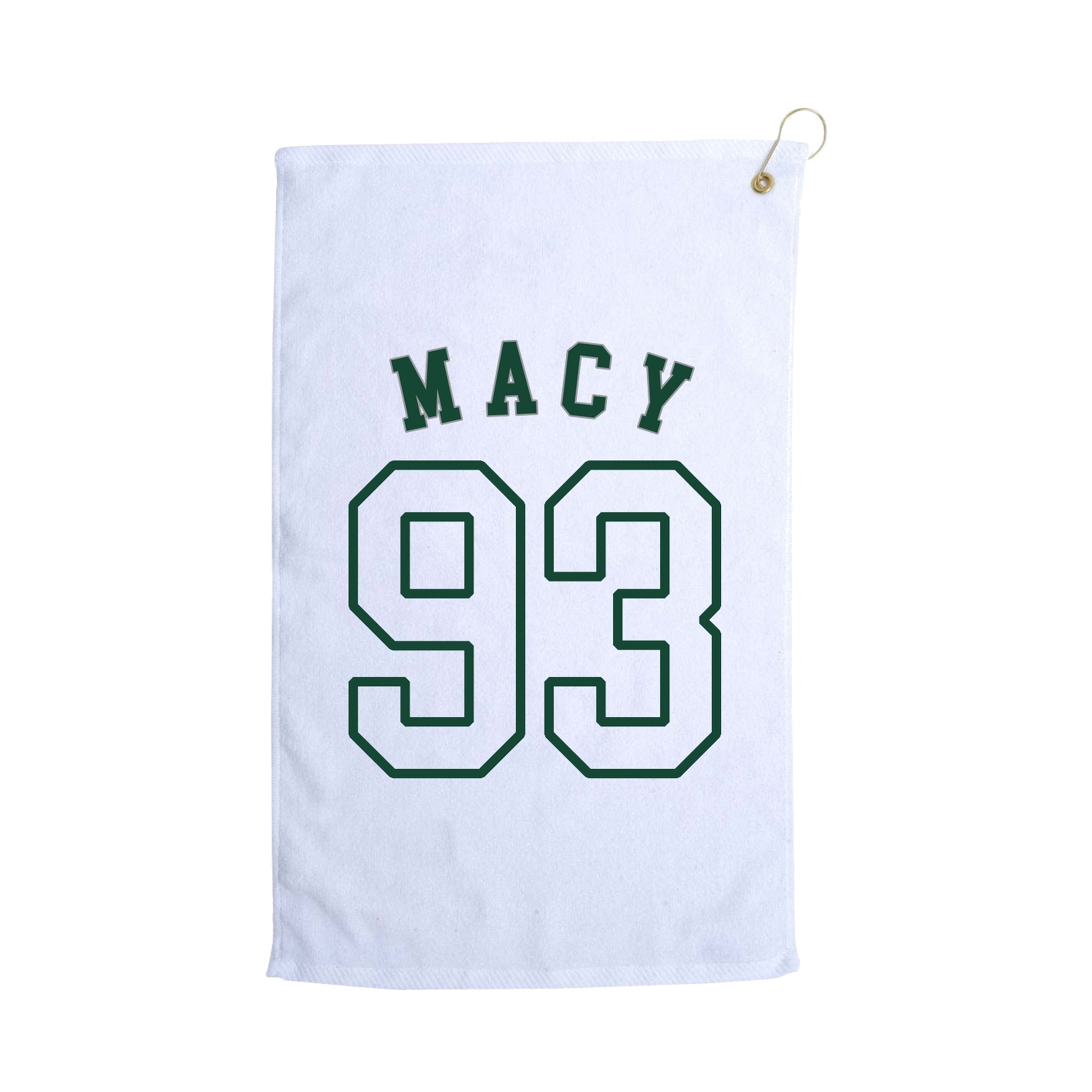 Golf Towel — Shirsey Arch in White