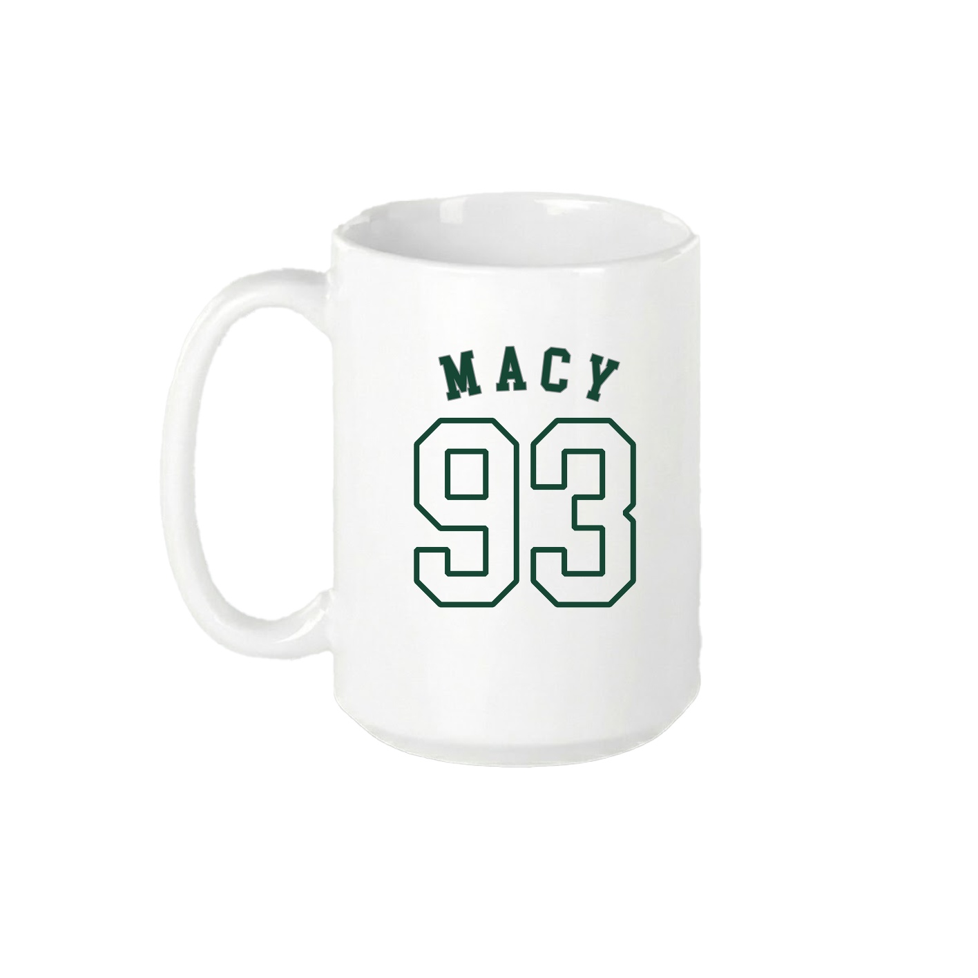 15oz Coffee Mug — Shirsey Arch in White