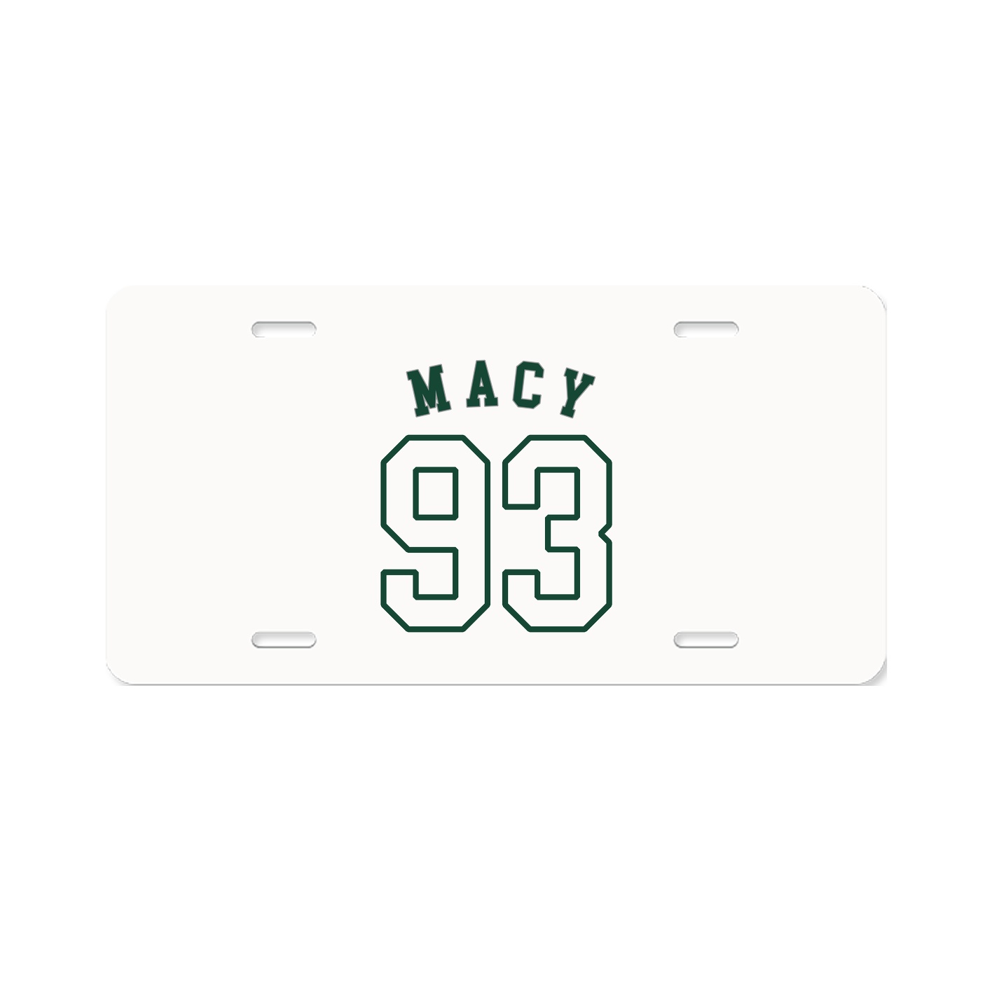 License Plate — Shirsey Arch in Classic