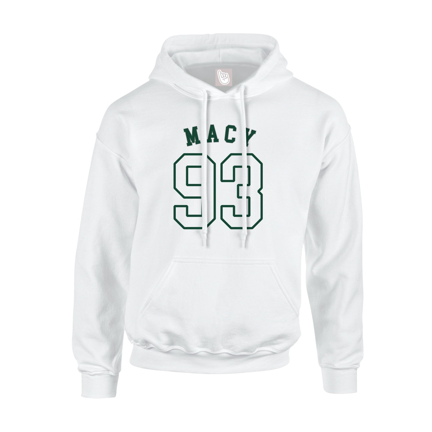 Hoodie — Shirsey Arch in White
