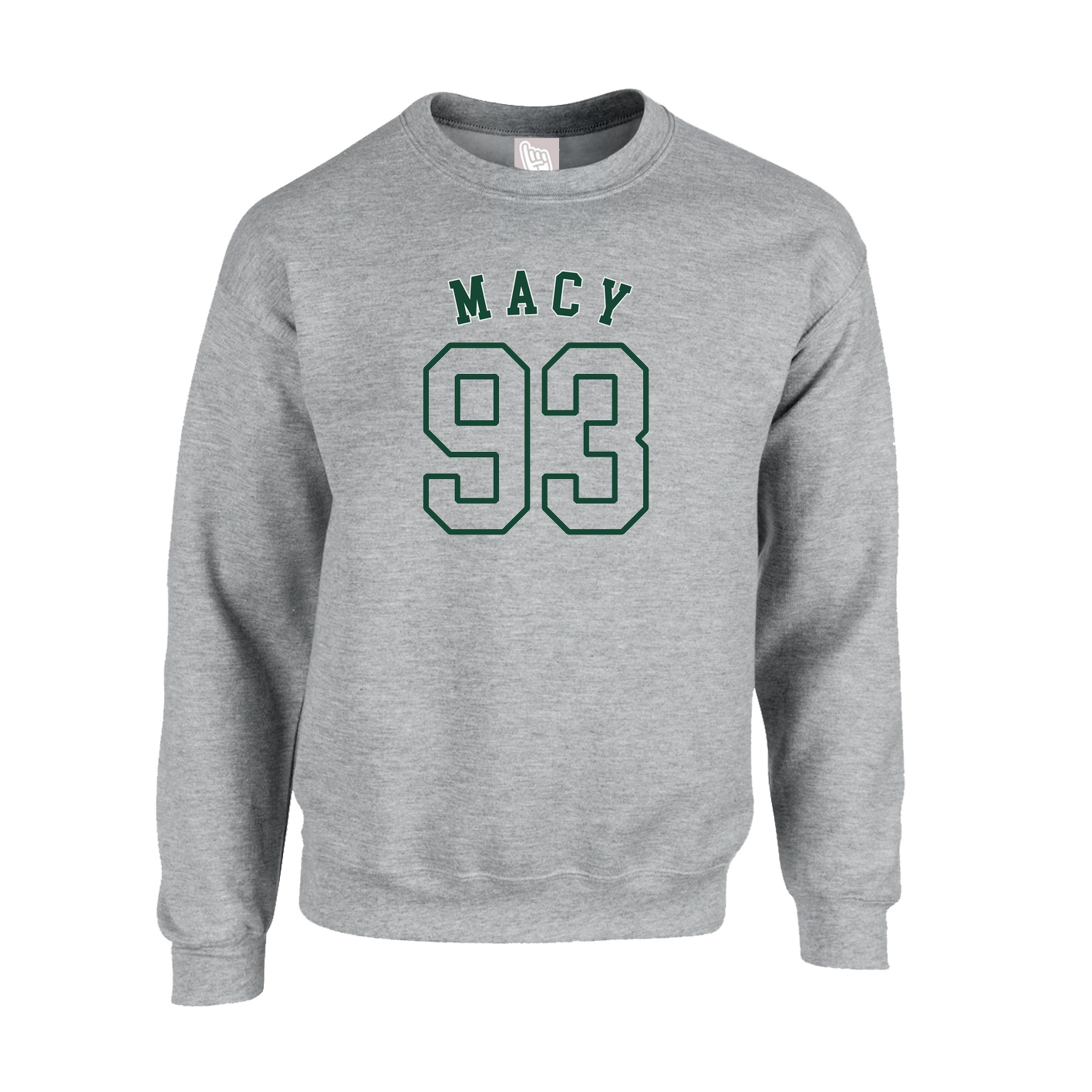 Fleece Crew — Shirsey Arch in Grey