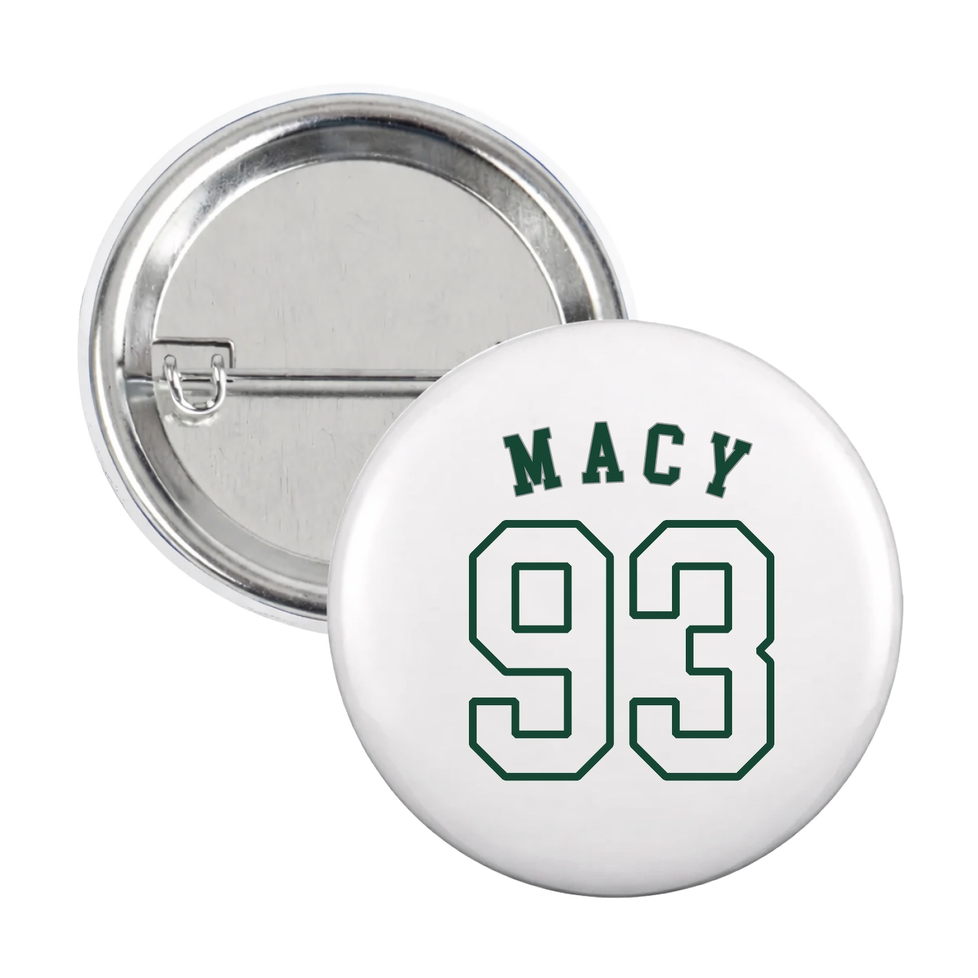 Game Day Button — Shirsey Arch in White