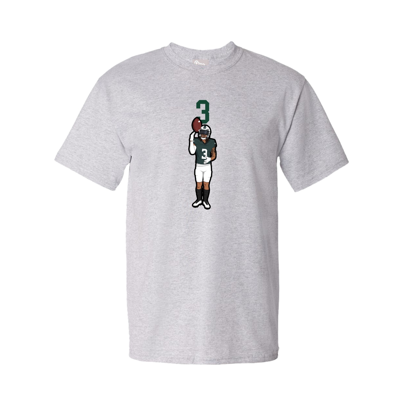 Tee — Number Top in Grey