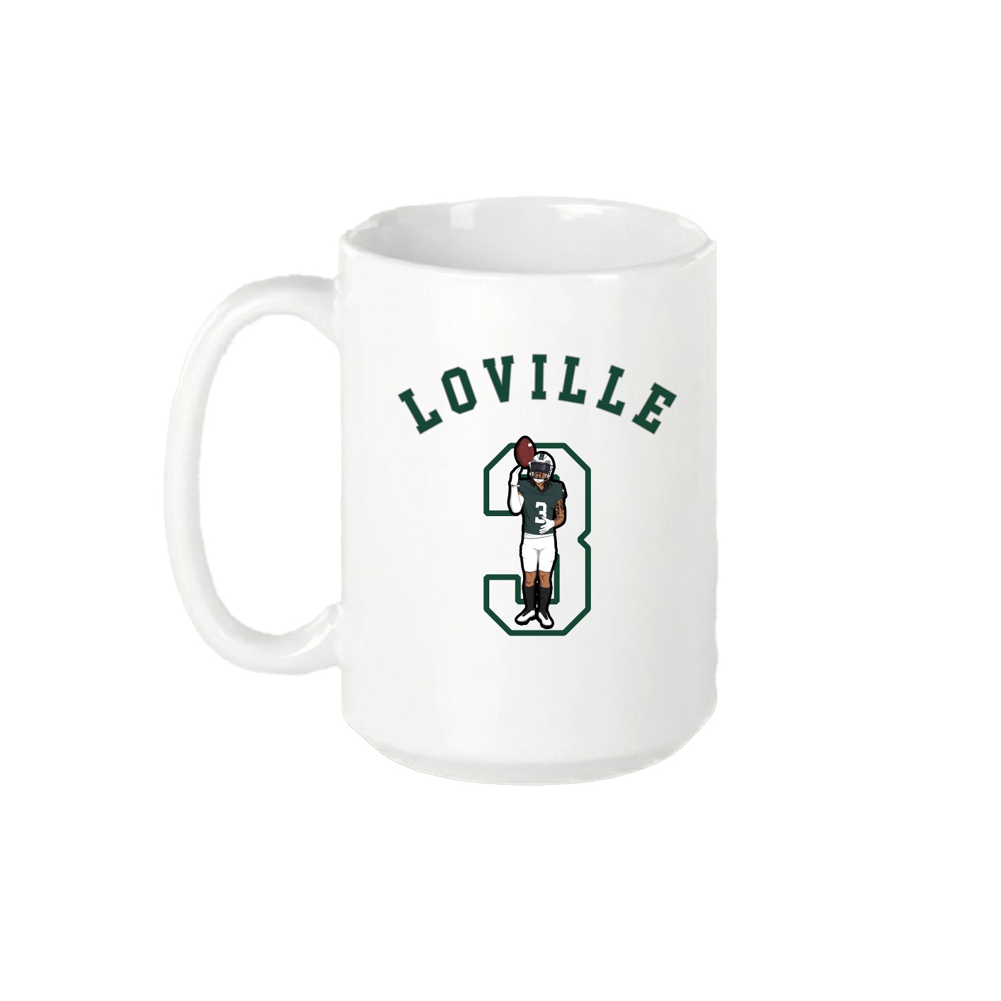 15oz Coffee Mug — Shirsey Arch in White