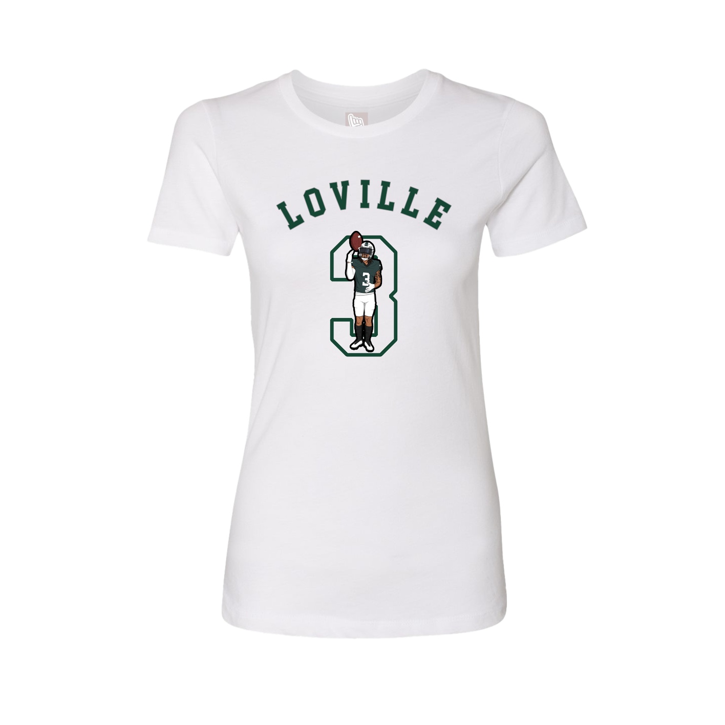 Womens Tee — Shirsey Arch in White