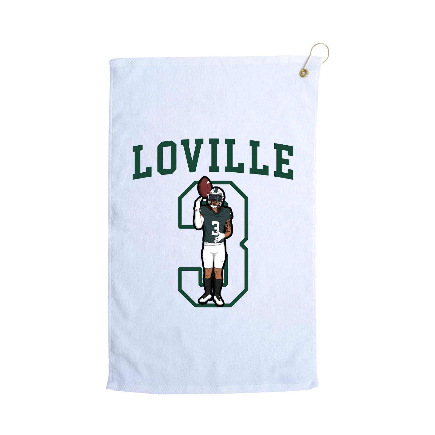 Golf Towel — Shirsey in White