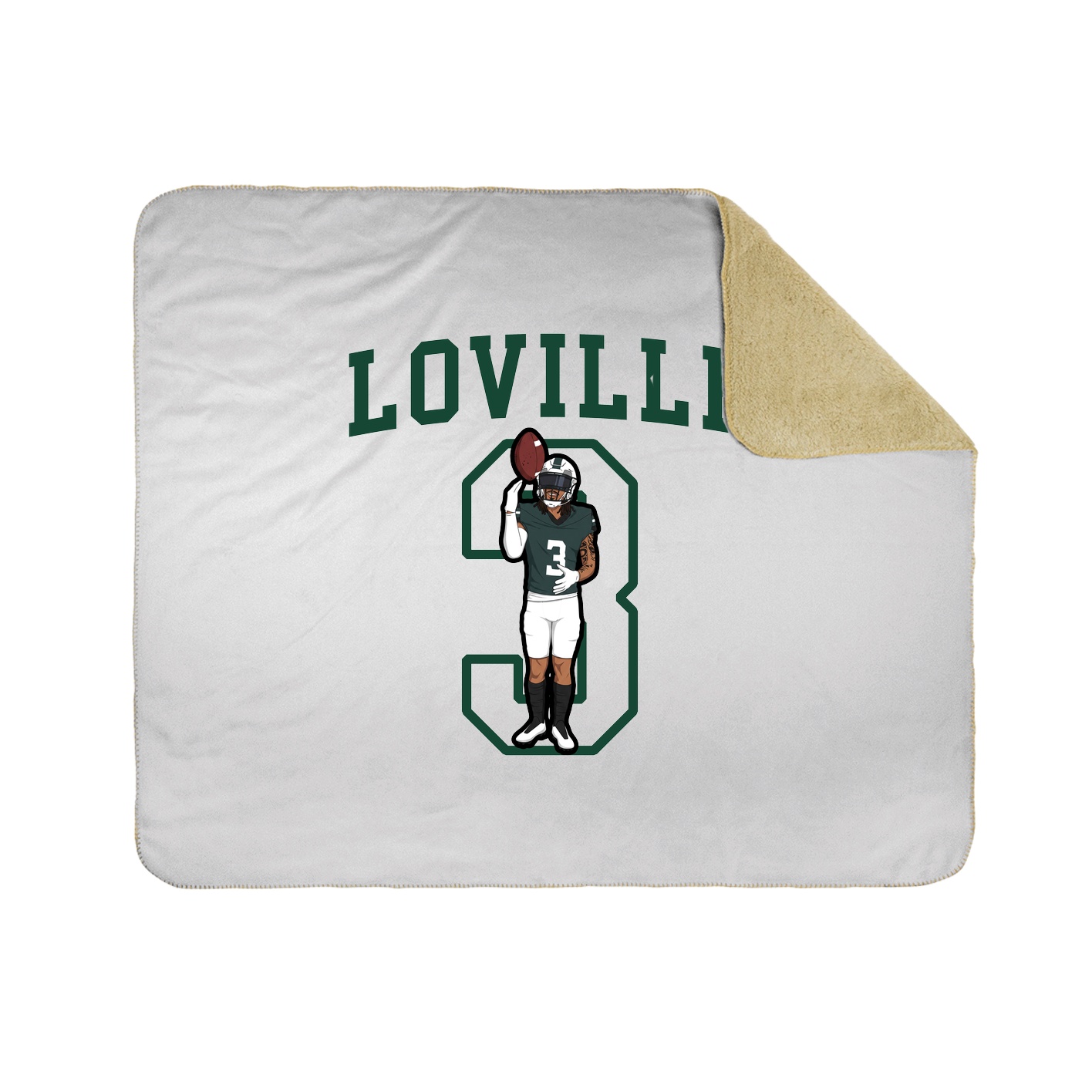 Throw Blanket — Shirsey in White