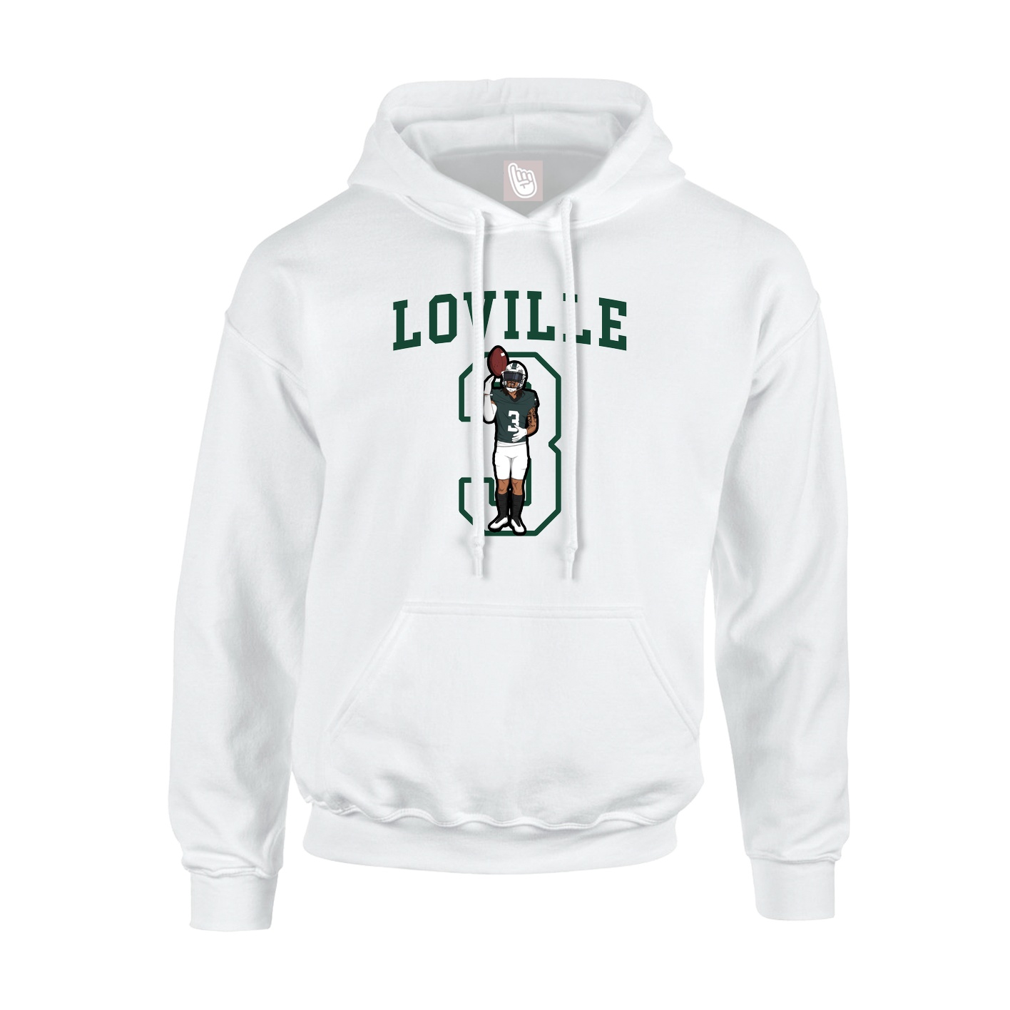 Youth Hoodie — Shirsey in White