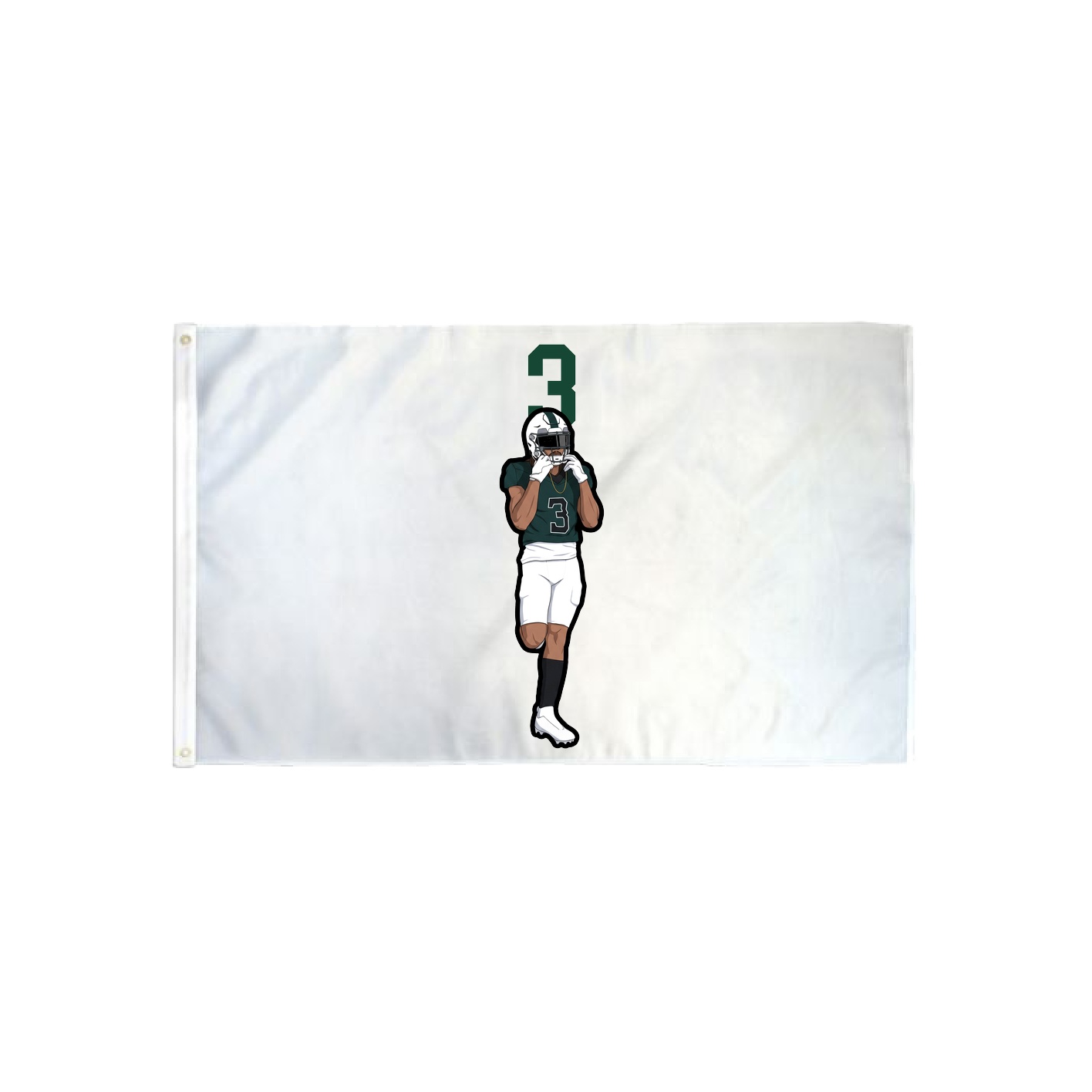 3x5 Flag — Number Top in Classic
