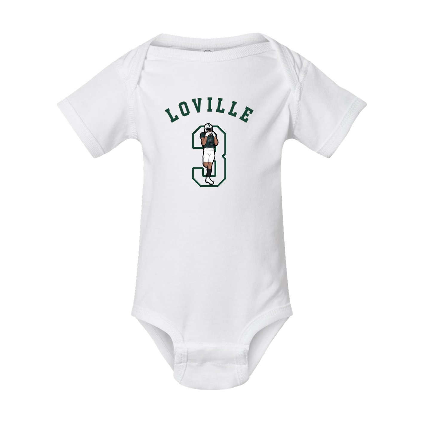 Baby Onesie — Shirsey Arch in White
