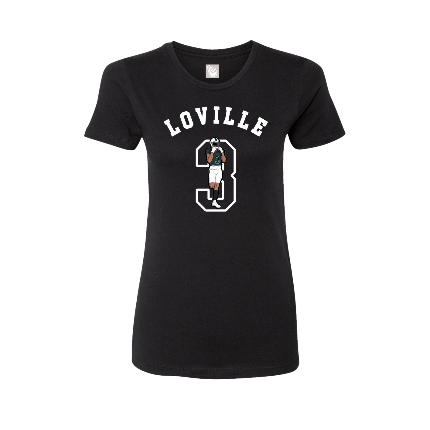 Womens Tee — Shirsey Arch in Black
