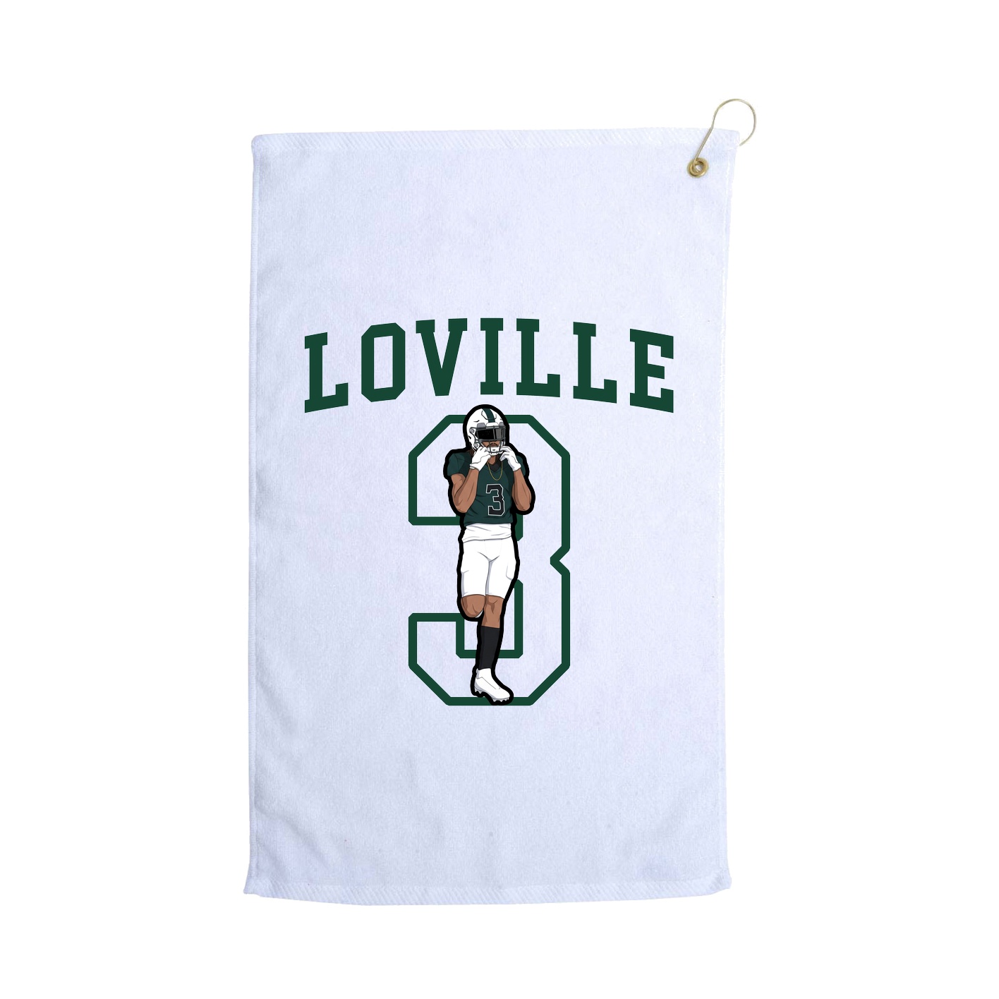 Golf Towel — Shirsey in White