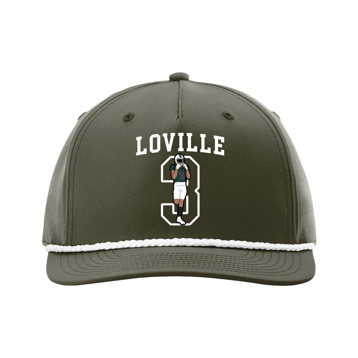 Five-Panel Classic Rope Cap — Shirsey in Green