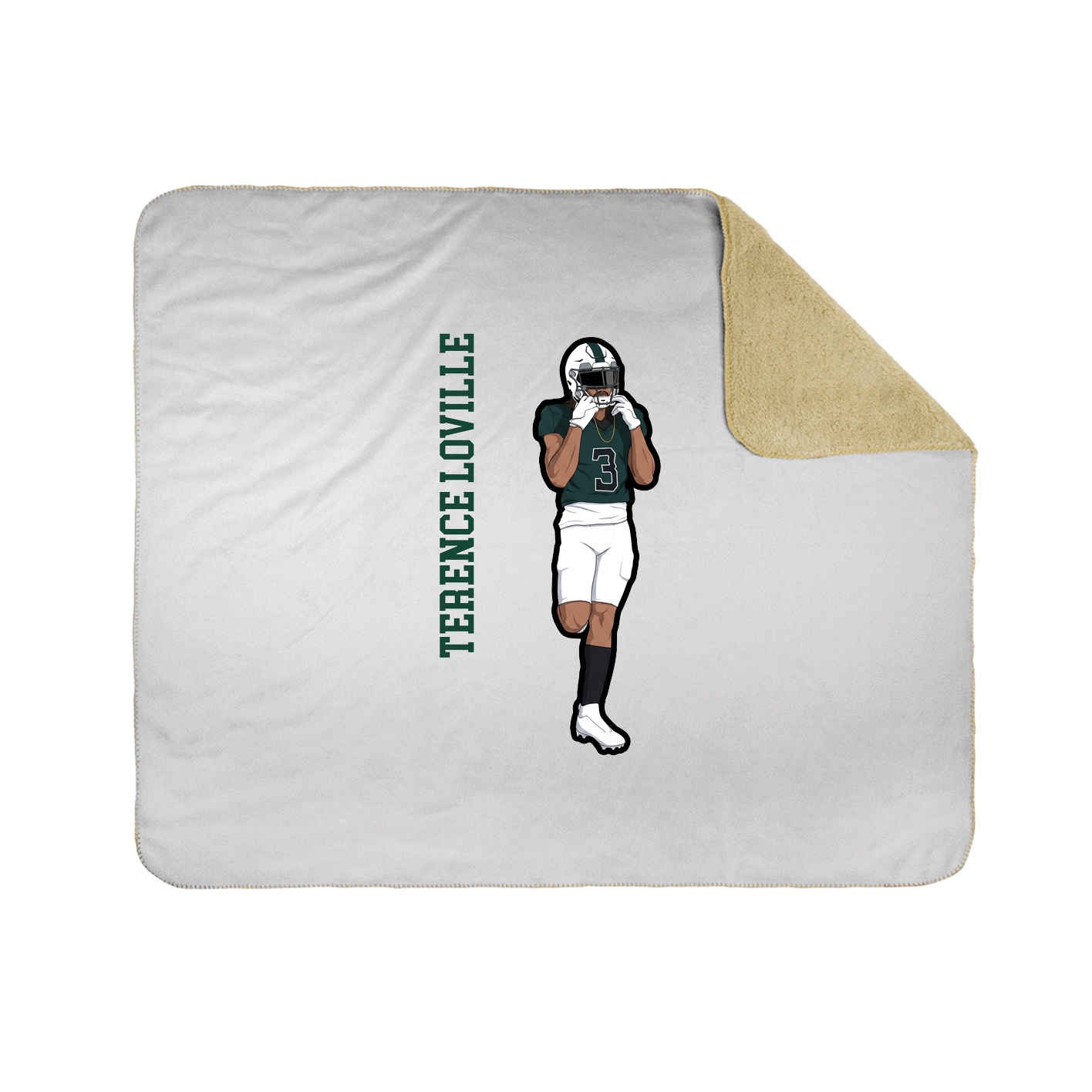 50x60 Sherpa Lined Throw Blanket