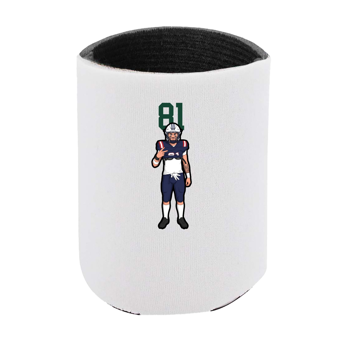 Can Holder — Number Top in White