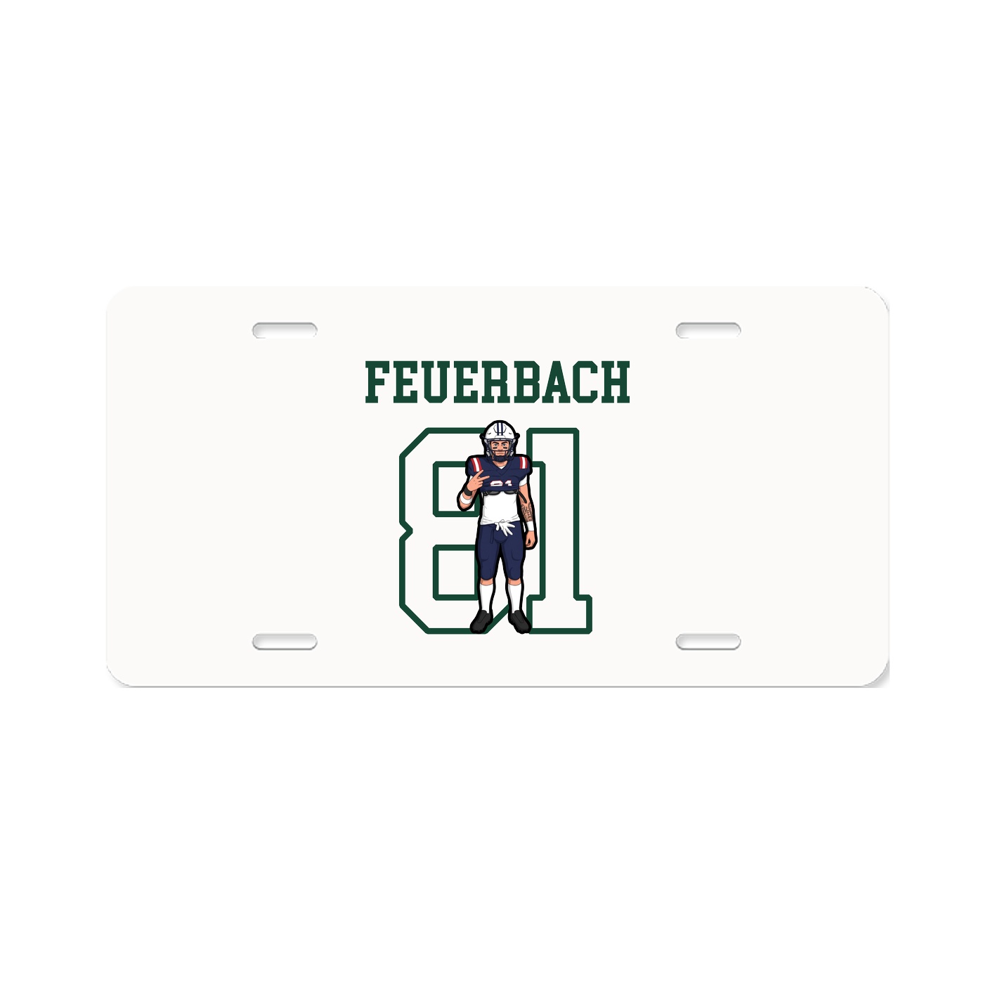 License Plate — Shirsey in Classic