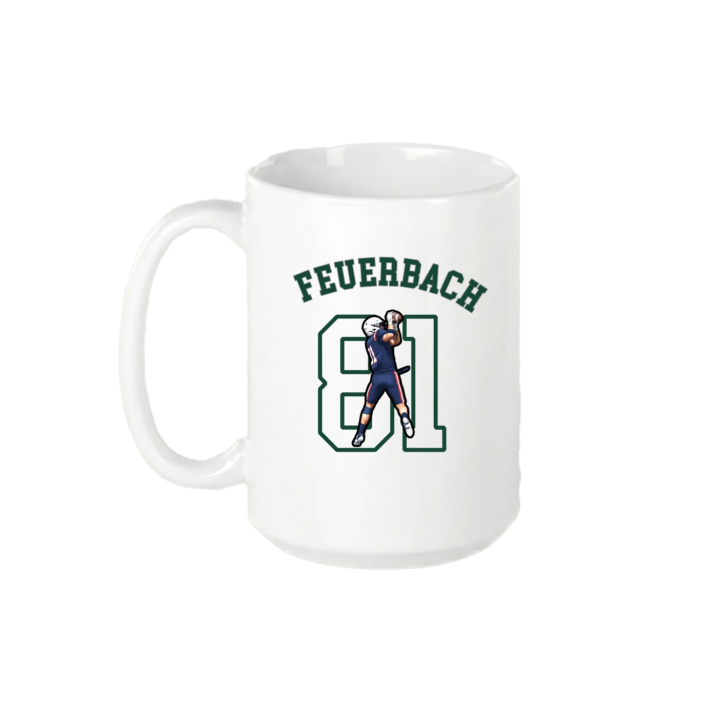15oz Coffee Mug — Shirsey Arch in White