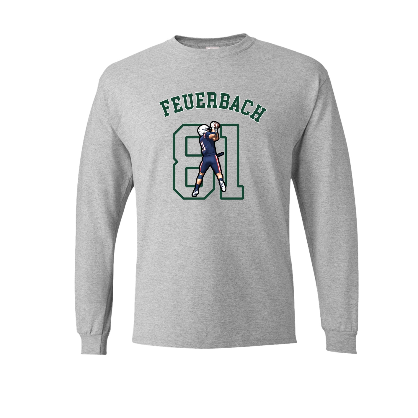 Long Sleeve Tee — Shirsey Arch in Grey
